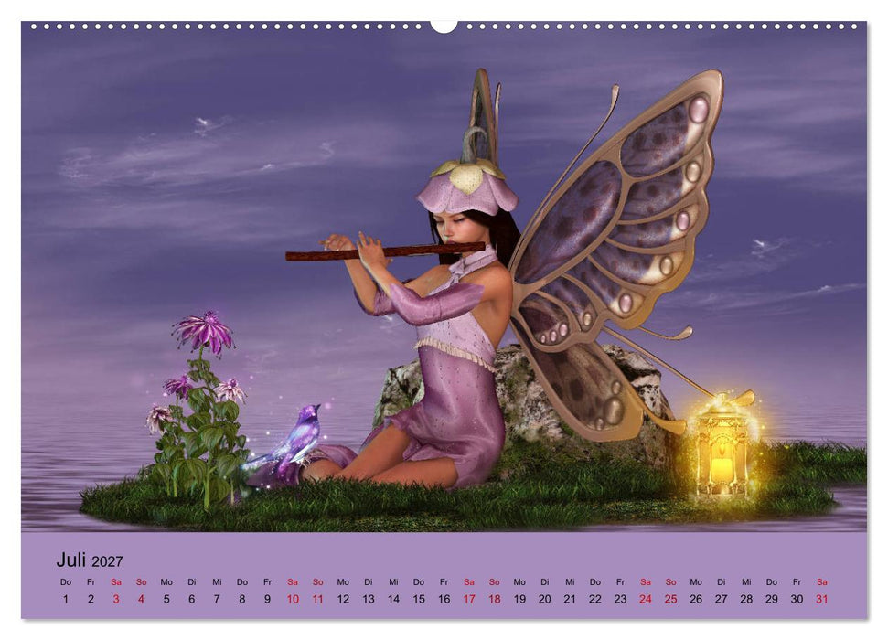 Elfenlichter, die Reise geht weiter (CALVENDO Premium Wandkalender 2027)