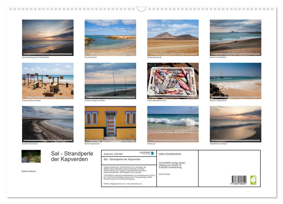 Sal - Strandperle der Kapverden (CALVENDO Wandkalender 2027)