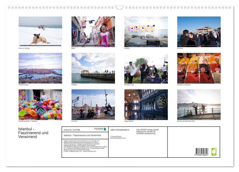 Istanbul - Faszinierend und Verwirrend (CALVENDO Wandkalender 2027)