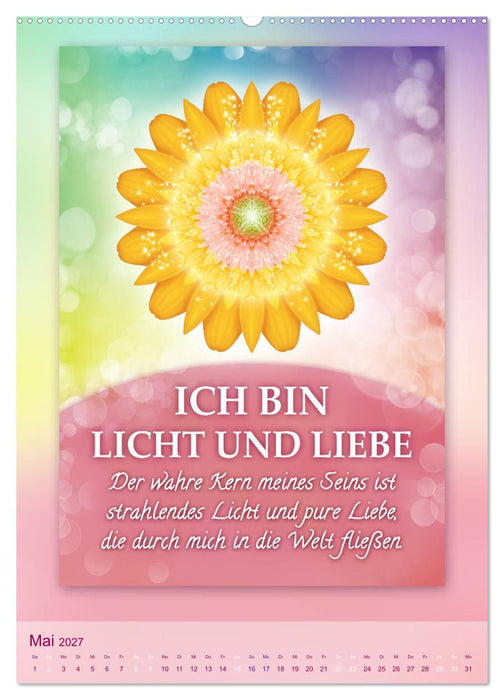 ICH BIN Licht und Liebe - Kalender (CALVENDO Wandkalender 2027)