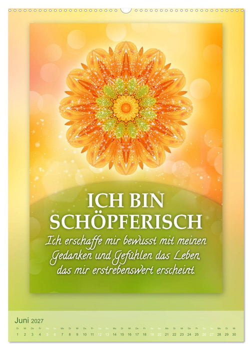 ICH BIN Licht und Liebe - Kalender (CALVENDO Wandkalender 2027)