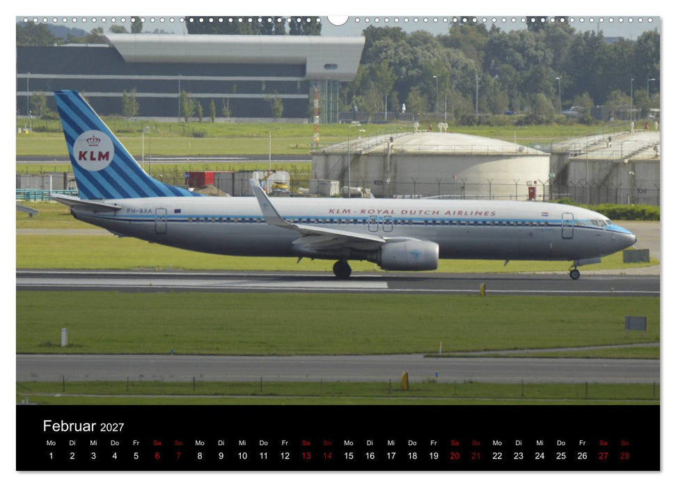 Im alten Glanz: Flugzeuge in Retro Livery (CALVENDO Premium Wandkalender 2027)