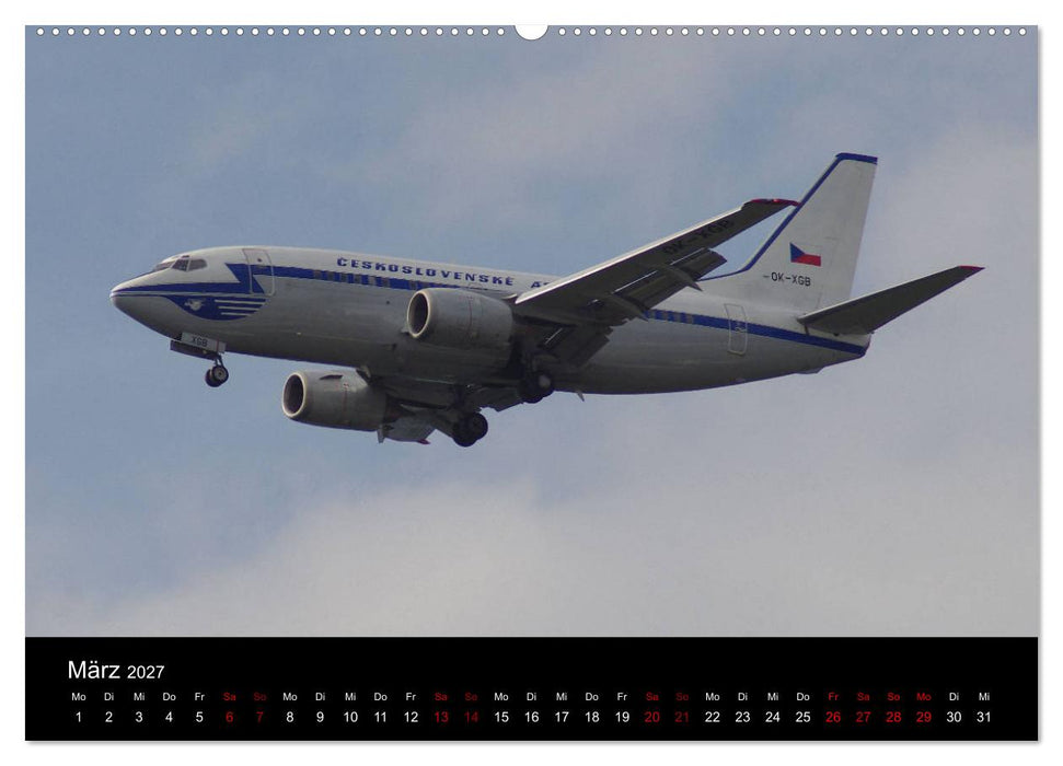 Im alten Glanz: Flugzeuge in Retro Livery (CALVENDO Premium Wandkalender 2027)