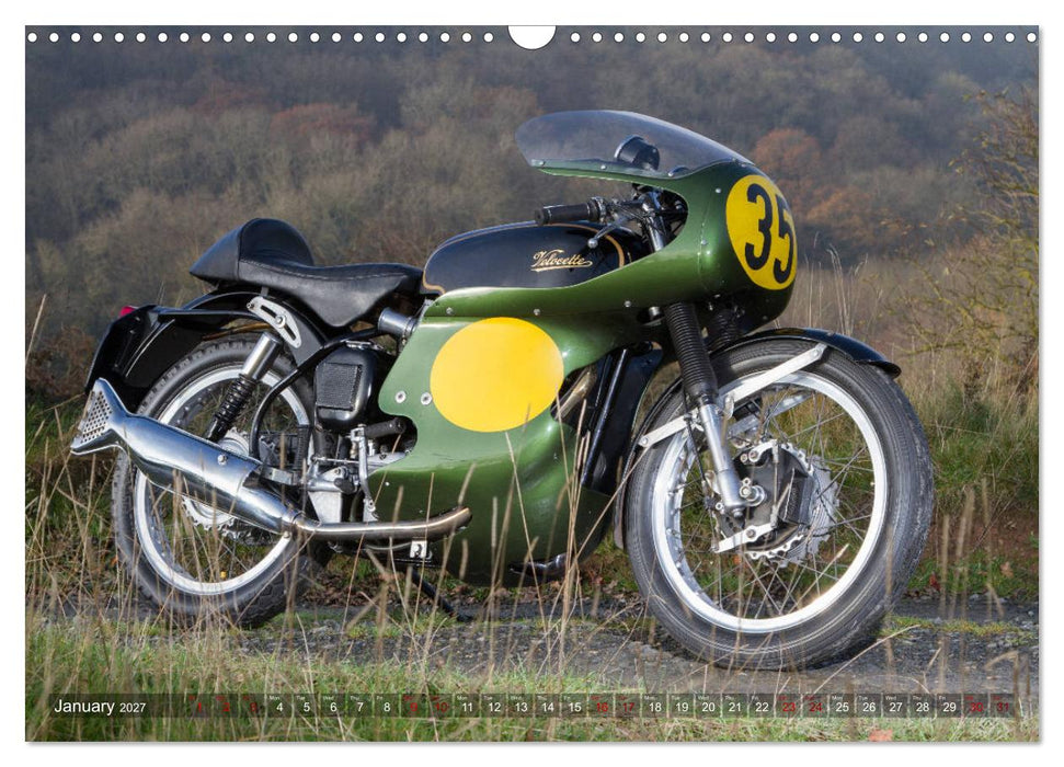 Classic Motorcycles (CALVENDO Monthly Calendar 2027)