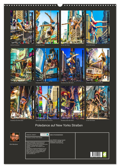 Poledance auf New Yorks Straßen (CALVENDO Wandkalender 2027)