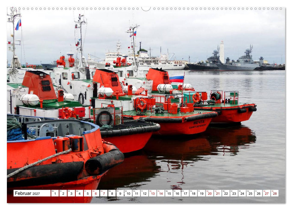 Festungsstadt Kronstadt - Schlüssel zu Sankt Petersburg (CALVENDO Premium Wandkalender 2027)