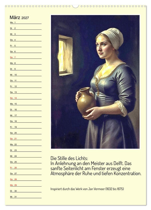 Wandelbar: Ein Gesicht in zwölf Epochen (CALVENDO Wandkalender 2027)