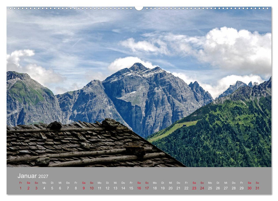 Das Stubaital in Tirol - Gipfelsturm und Gletscherseen (CALVENDO Wandkalender 2027)
