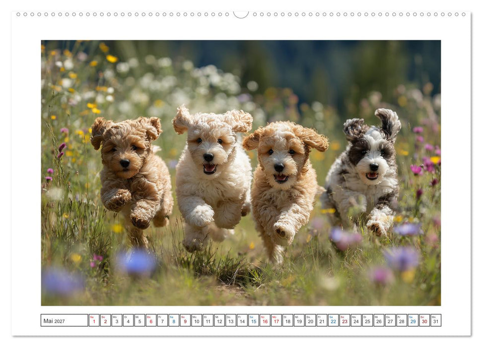Pudelzauber (CALVENDO Premium Wandkalender 2027)
