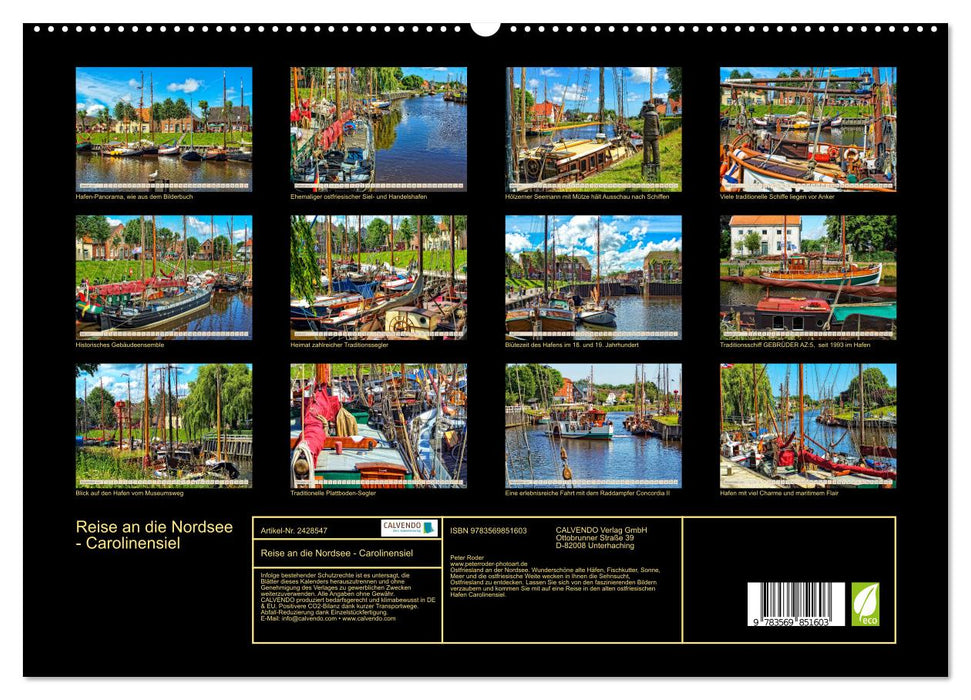 Reise an die Nordsee - Carolinensiel (CALVENDO Premium Wandkalender 2027)