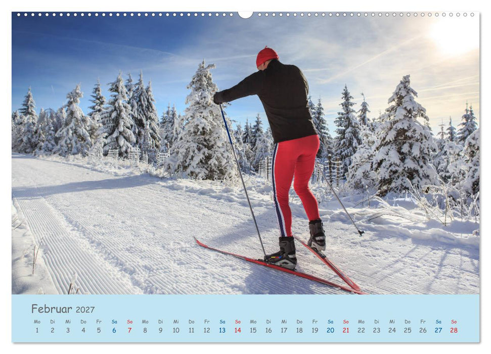 Langlaufen - für Körper und Seele (CALVENDO Wandkalender 2027)