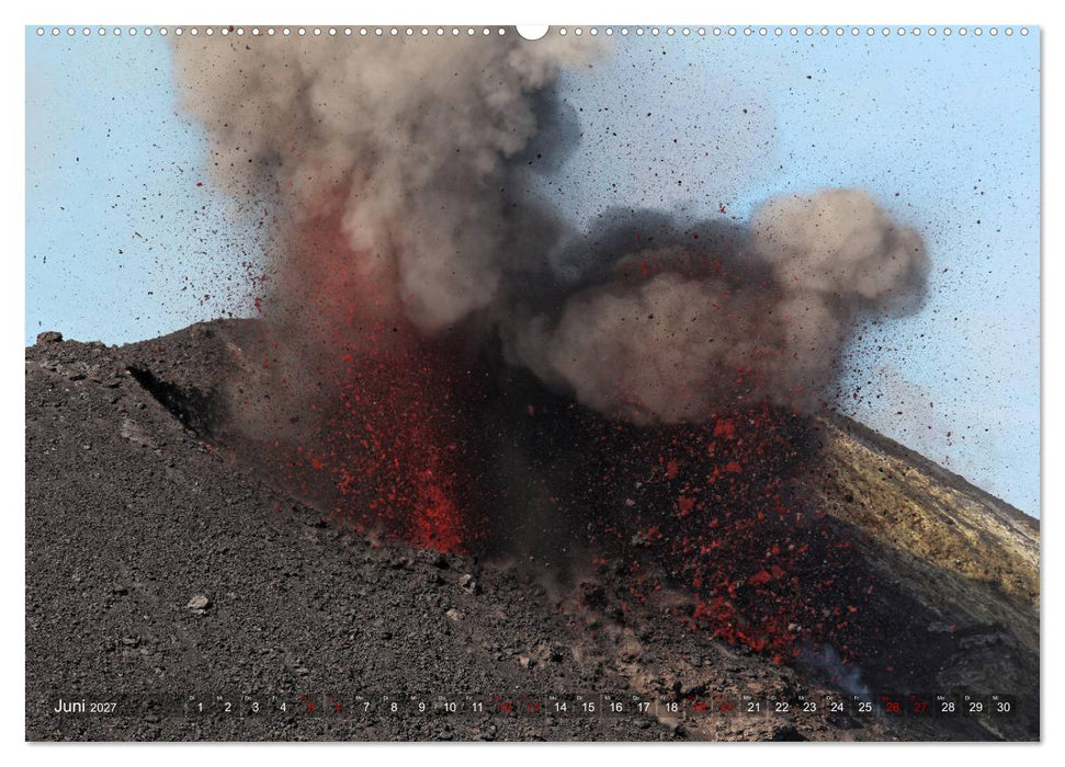 Vulkane - Magma, Lava, Eruptionen (CALVENDO Premium Wandkalender 2027)