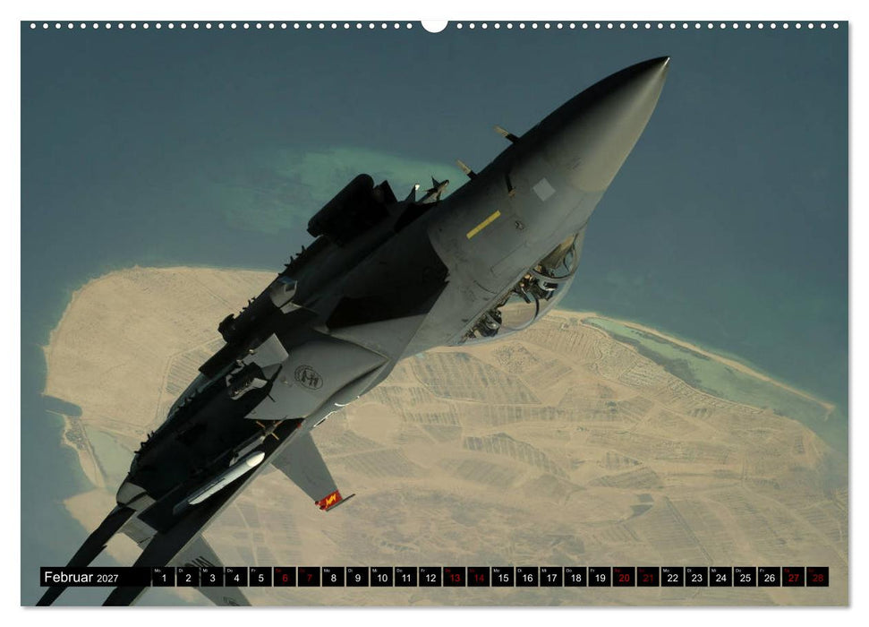 U.S. Kampfflugzeuge. Impressionen (CALVENDO Premium Wandkalender 2027)