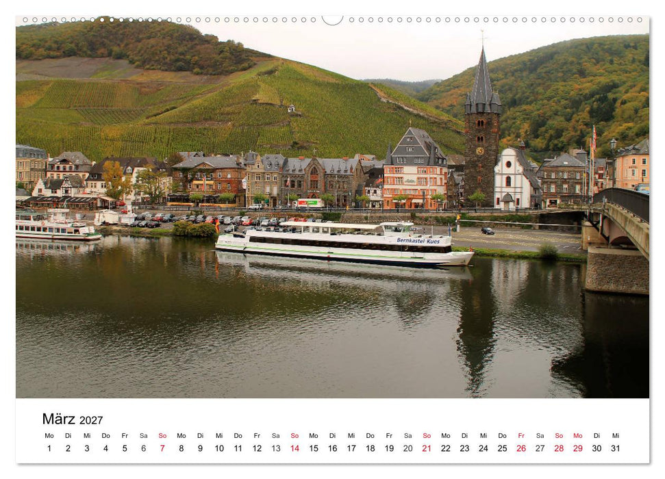 Bernkastel-Kues an der Mosel (CALVENDO Premium Wandkalender 2027)