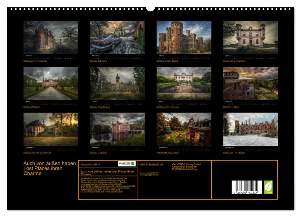 Auch von außen haben Lost Places ihren Charme (CALVENDO Premium Wandkalender 2027)