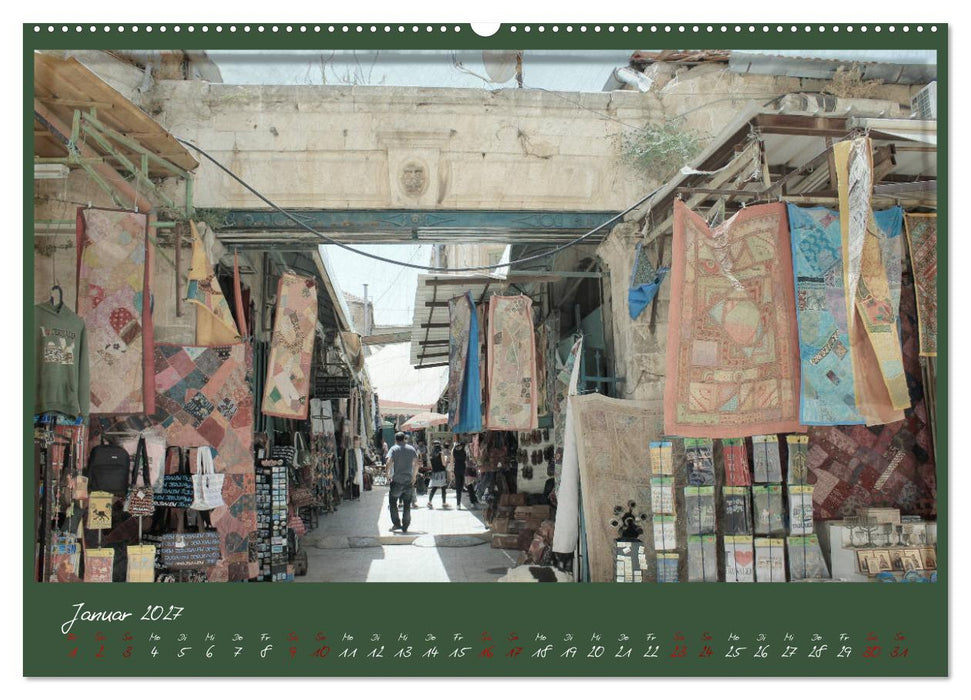Unterwegs in Jerusalem (CALVENDO Premium Wandkalender 2027)