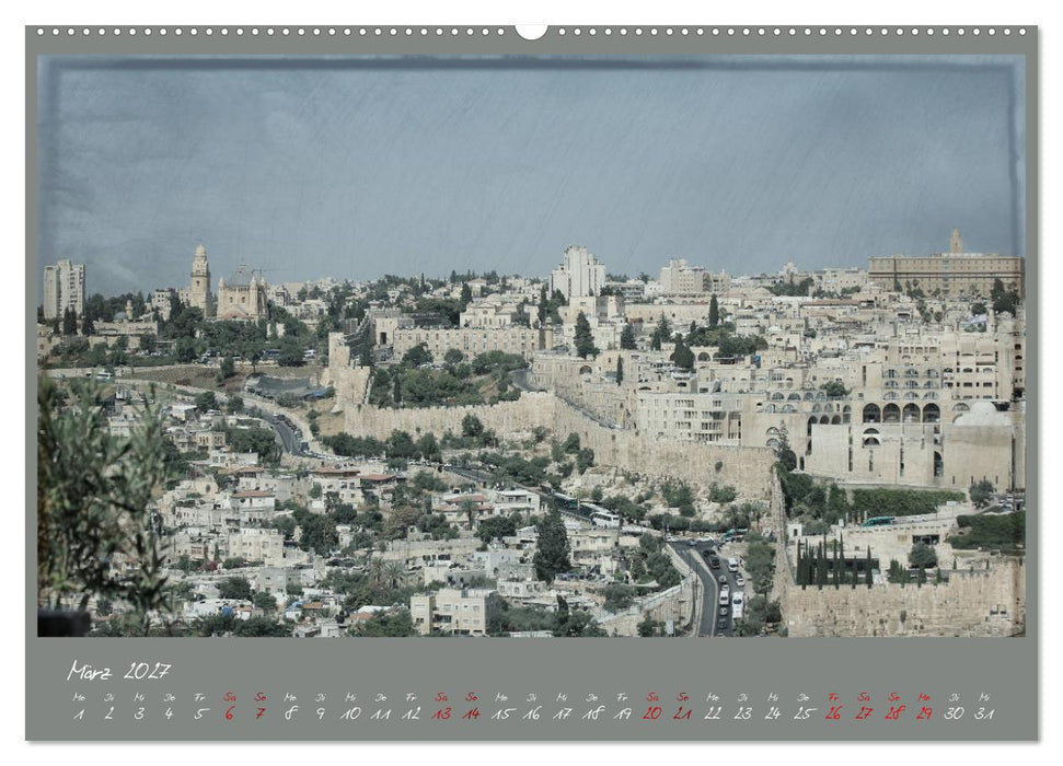 Unterwegs in Jerusalem (CALVENDO Premium Wandkalender 2027)