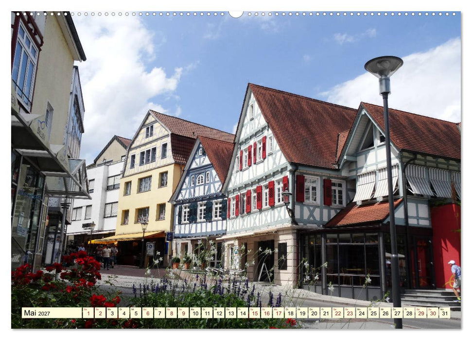 Unterwegs in Backnang (CALVENDO Premium Wandkalender 2027)