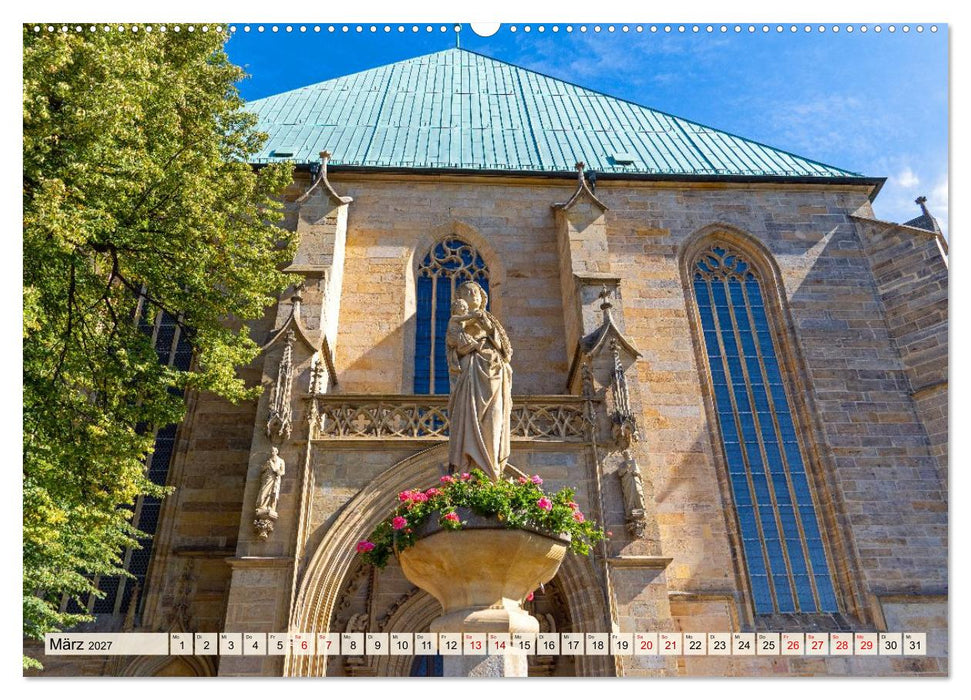Erfurt – Ein Spaziergang durch die Landeshauptstadt (CALVENDO Premium Wandkalender 2027)