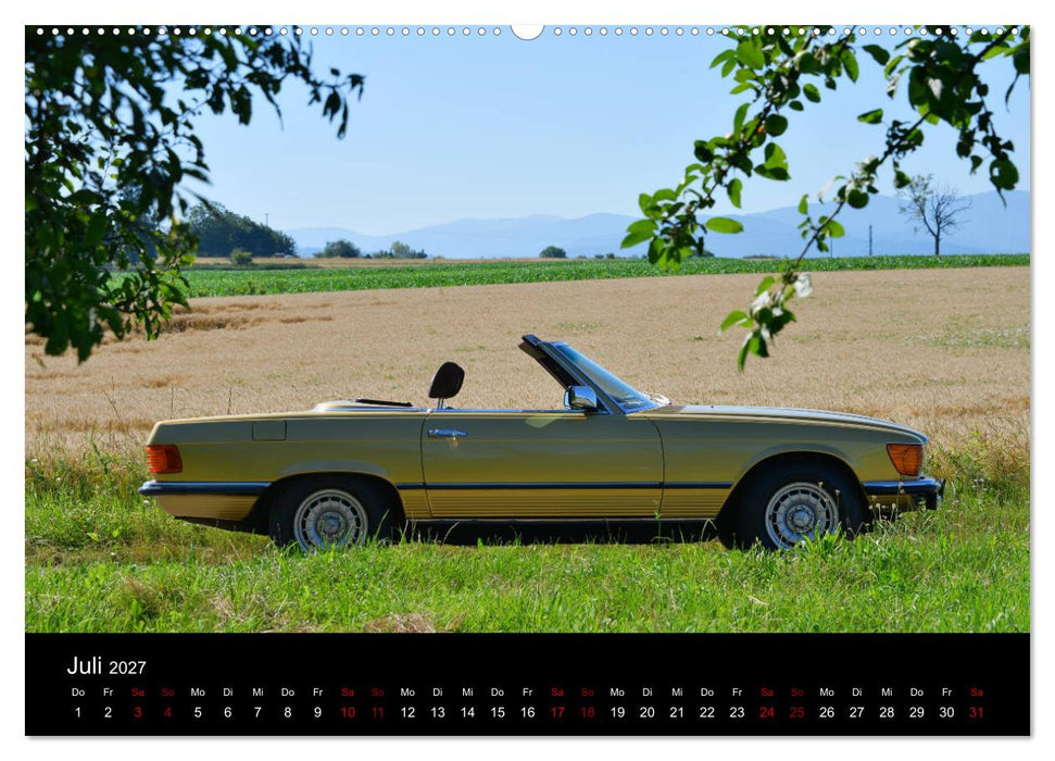 Mercedes SL W107 - zeitlose Eleganz (CALVENDO Premium Wandkalender 2027)