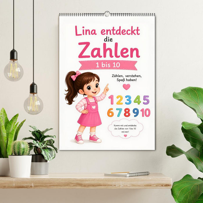 Lina entdeckt die Zahlen (CALVENDO Wandkalender 2027)