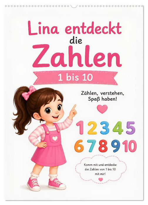 Lina entdeckt die Zahlen (CALVENDO Wandkalender 2027)