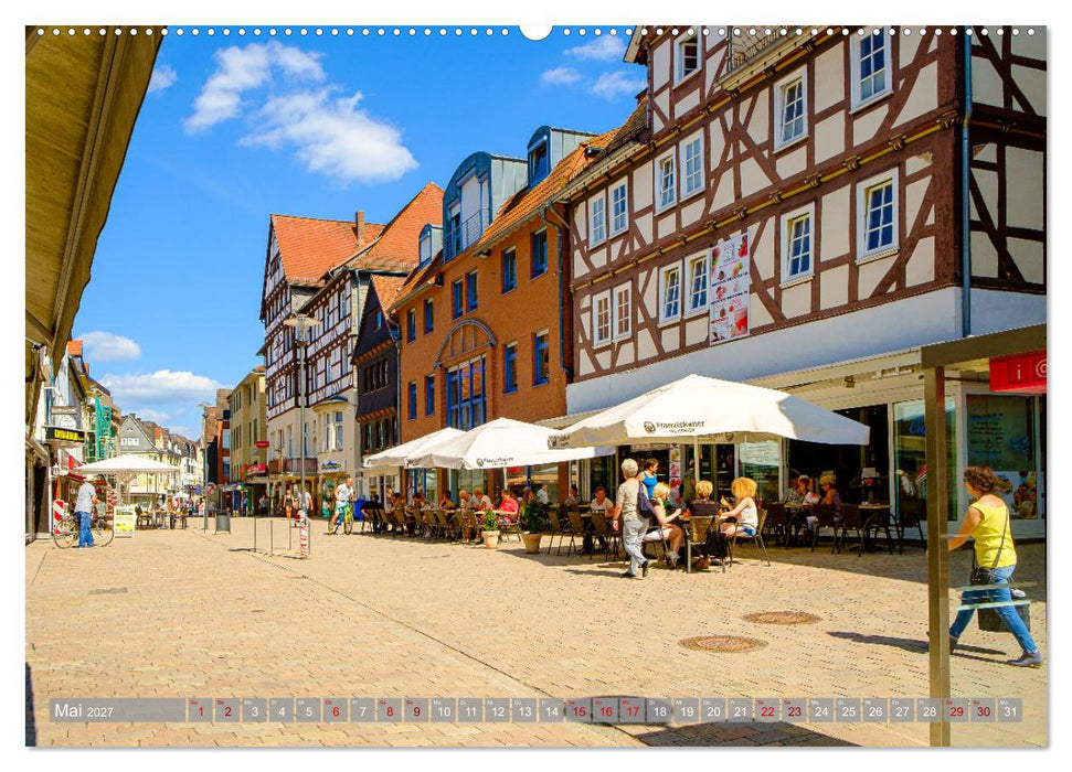 Ein Blick auf Frankenberg an der Eder (CALVENDO Premium Wandkalender 2027)