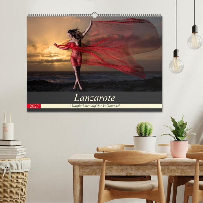 Lanzarote - Aktaufnahmen auf der Vulkaninsel (CALVENDO Wandkalender 2027)