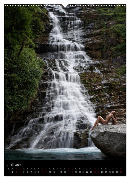 Wasserfälle im Tessin - Aktaufnahmen an schönen Wasserfällen in der Südschweiz (CALVENDO Premium Wandkalender 2027)