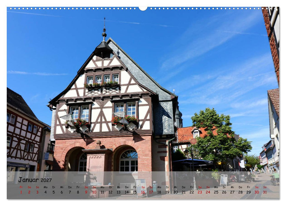 Fachwerkromantik in Hofheim am Taunus (CALVENDO Wandkalender 2027)