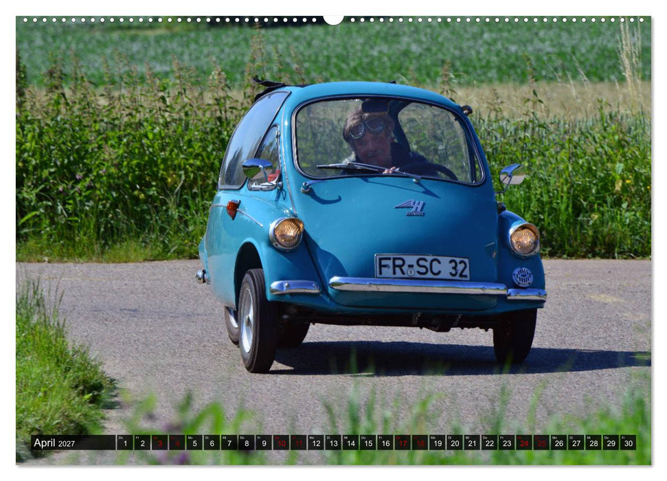 Historische Kleinwagen aus Deutschland (CALVENDO Wandkalender 2027)