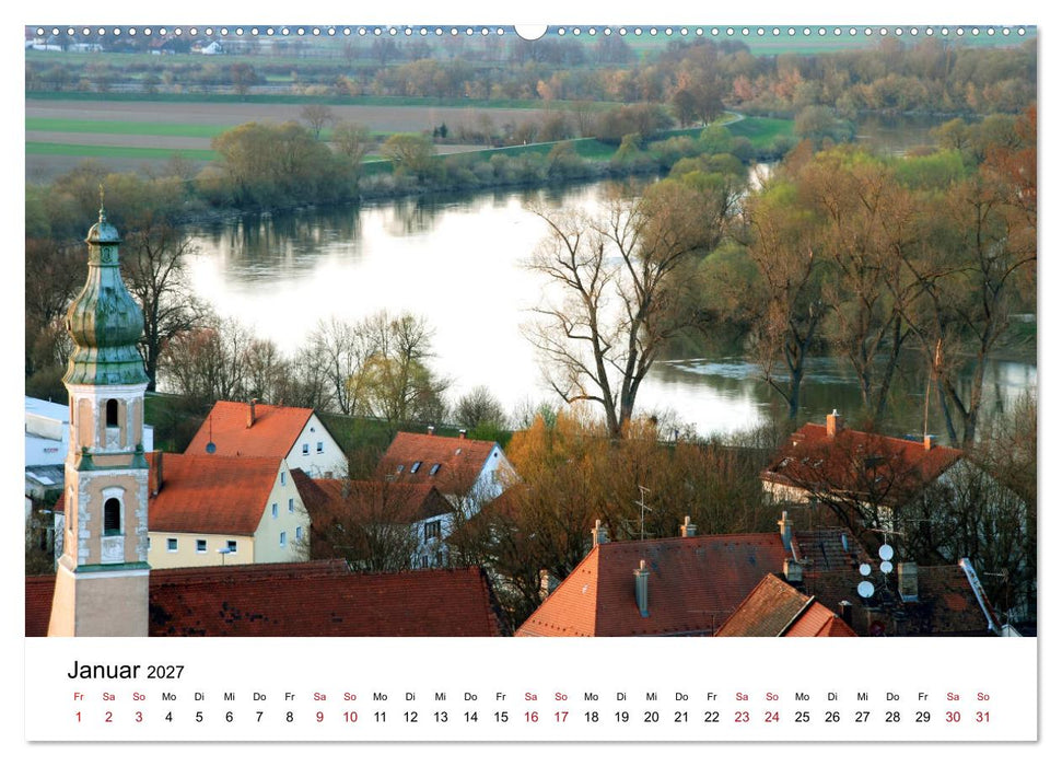 Straubing, liebenswerte Stadt im Gäuboden (CALVENDO Premium Wandkalender 2027)
