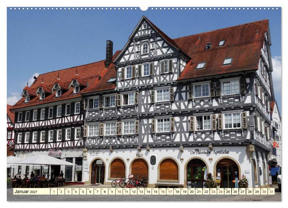 Unterwegs in Schorndorf (CALVENDO Wandkalender 2027)