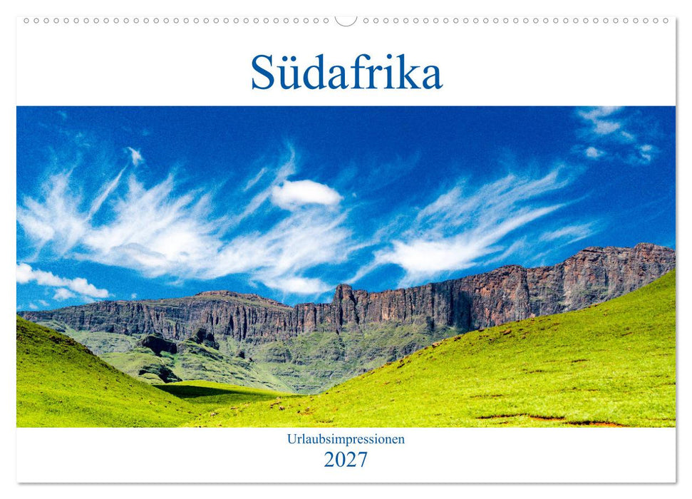 Südafrika - Urlaubsimpressionen (CALVENDO Wandkalender 2027)