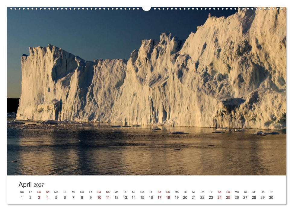 Grönland Bizarre Eiswelt um Ilulissat (CALVENDO Wandkalender 2027)