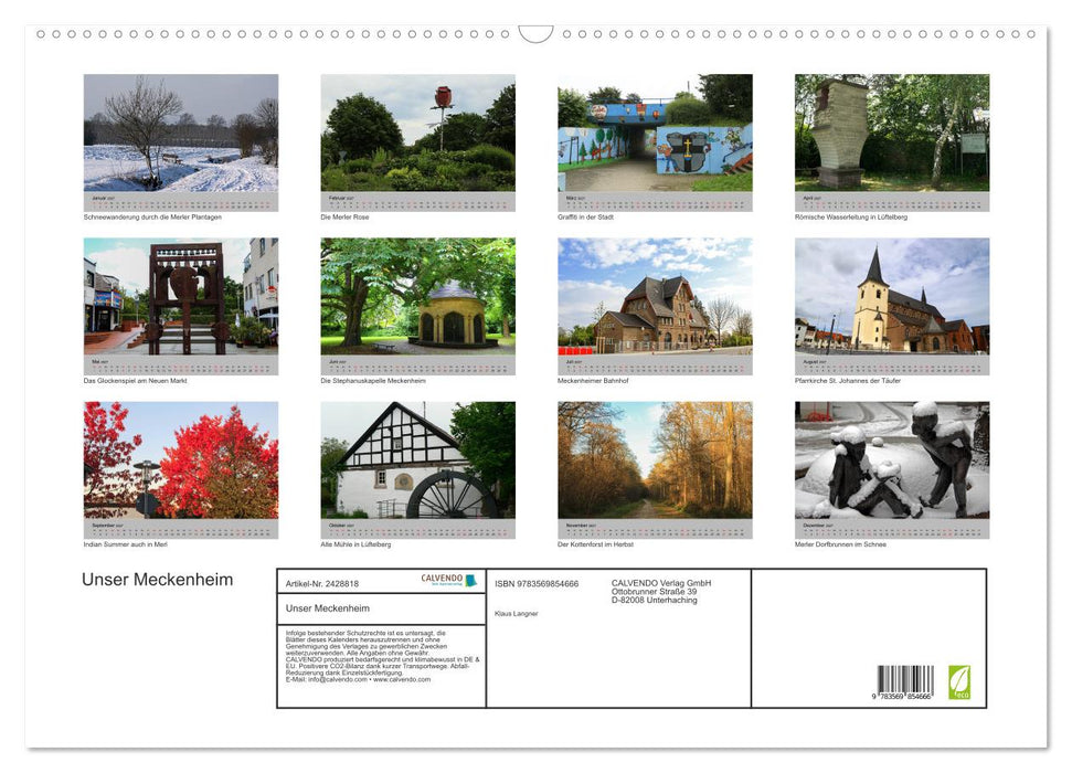 Unser Meckenheim (CALVENDO Wandkalender 2027)