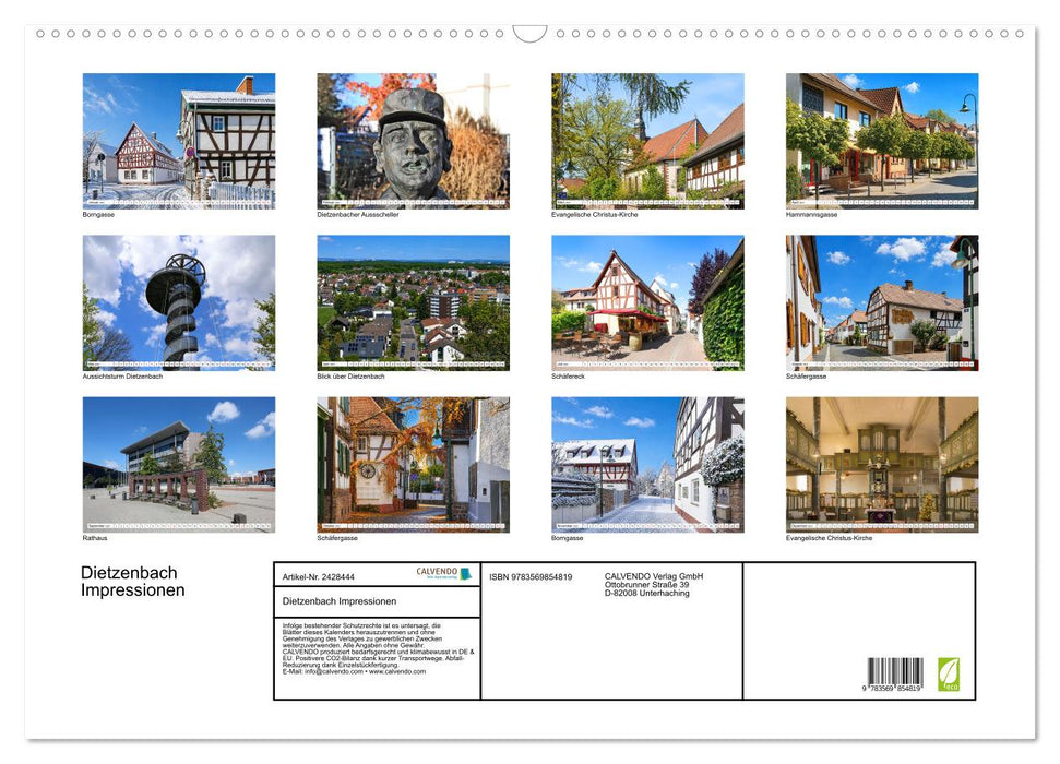 Dietzenbach Impressionen (CALVENDO Wandkalender 2027)