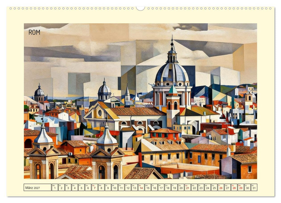 Markante Skylines (CALVENDO Premium Wandkalender 2027)