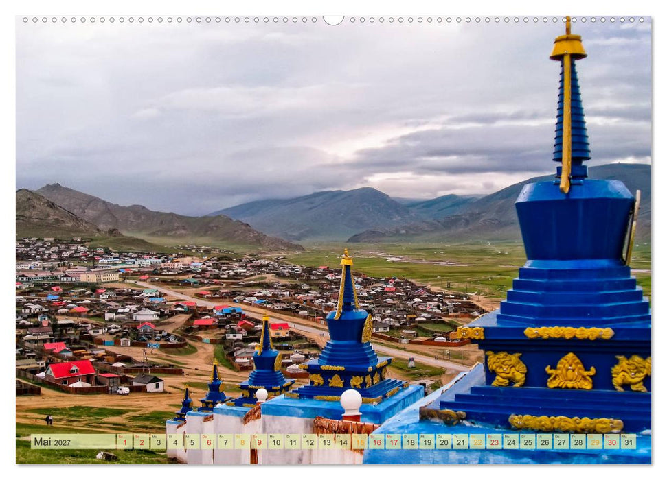 Reise durch Asien - Mongolei (CALVENDO Wandkalender 2027)