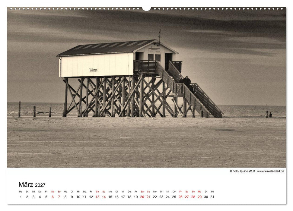 Sankt Peter-Ording. Ein Traum an der Nordsee (CALVENDO Wandkalender 2027)