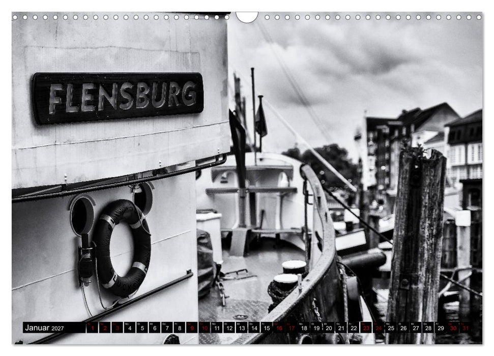 Ein Blick auf Flensburg (CALVENDO Wandkalender 2027)