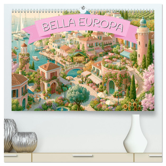 Bella Europa - Eine malerische Reise durch Europas schönste Orte (CALVENDO Premium Wandkalender 2027)