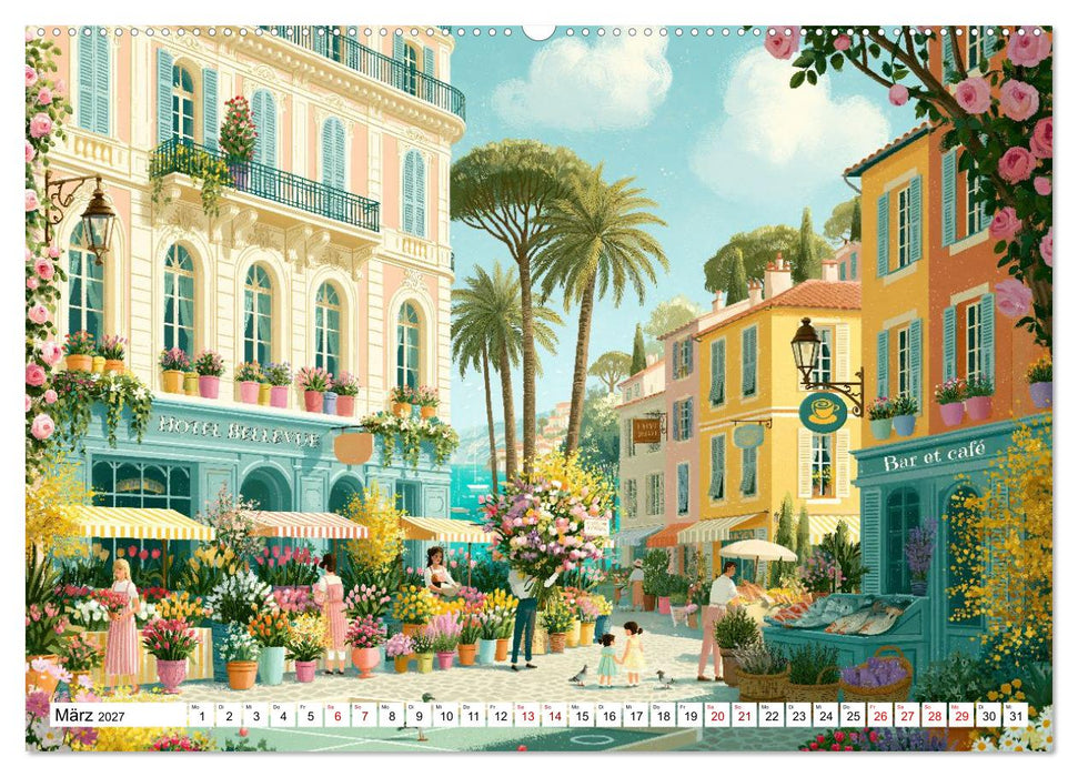 Bella Europa - Eine malerische Reise durch Europas schönste Orte (CALVENDO Premium Wandkalender 2027)