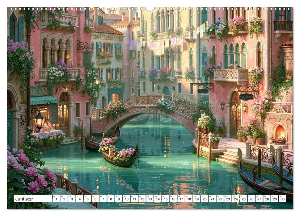 Bella Europa - Eine malerische Reise durch Europas schönste Orte (CALVENDO Premium Wandkalender 2027)