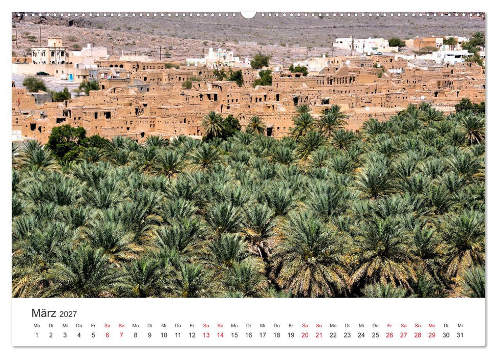Sultanat Oman - Land des Orients (CALVENDO Wandkalender 2027)
