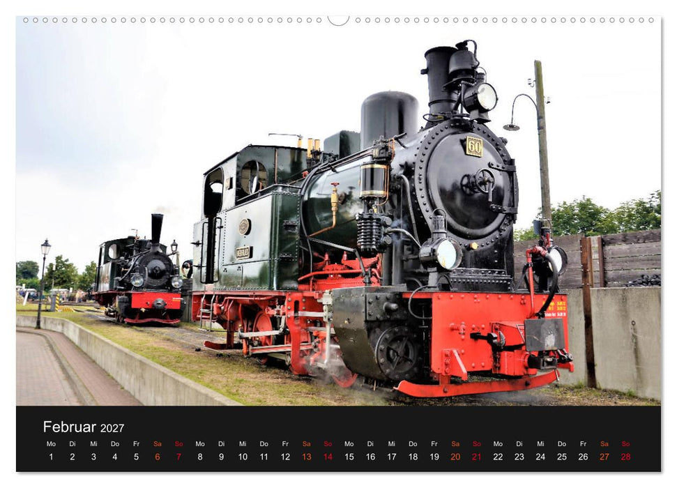 Dampflok-Nostalgie - 2027 schwergewichtige Lokomotiven (CALVENDO Wandkalender 2027)
