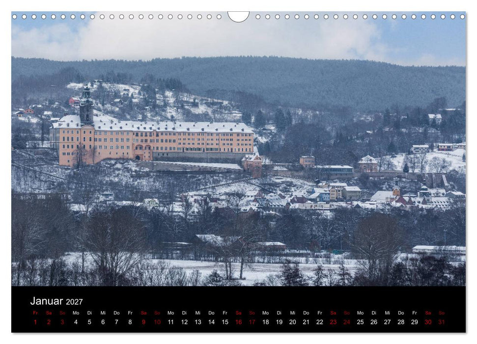 Rudolstadt bei Tag und Nacht (CALVENDO Wandkalender 2027)