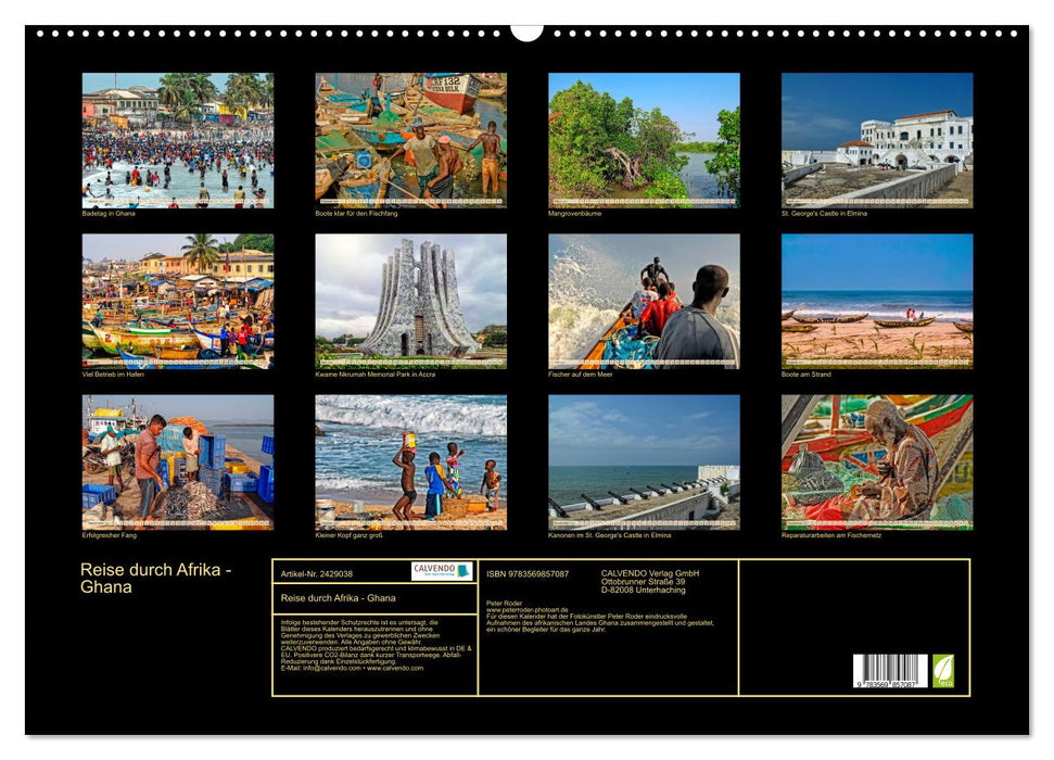Reise durch Afrika - Ghana (CALVENDO Wandkalender 2027)