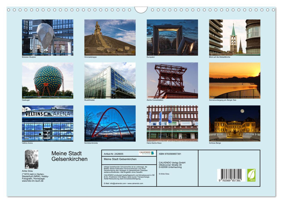Meine Stadt Gelsenkirchen (CALVENDO Wandkalender 2027)