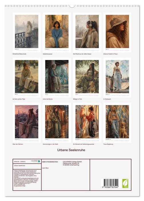 Urbane Seelenruhe (CALVENDO Premium Wandkalender 2027)